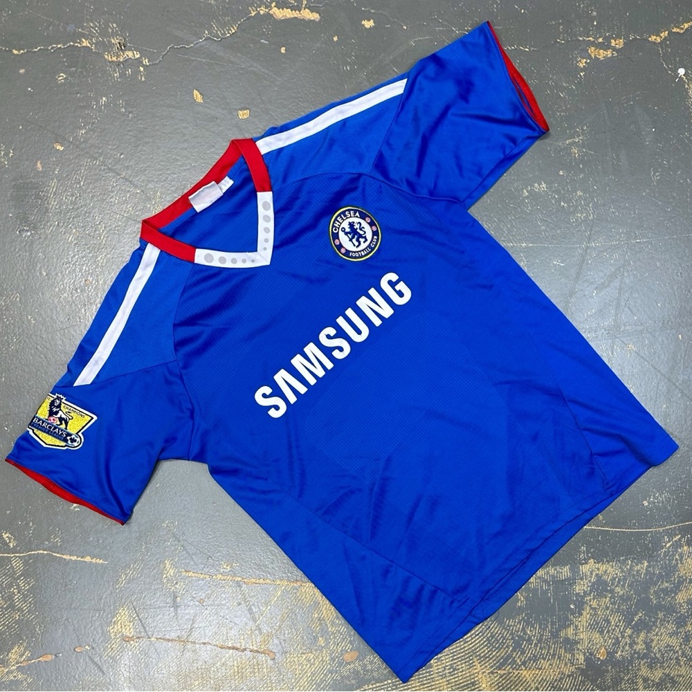 Chelsea Home Soccer Jersey Blue Medium 6 Samsung Premier League Barclays